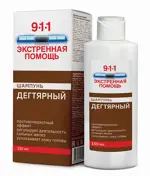 911 Экстренная помощь шампунь Дегтярный, шампунь, 150 мл, 1 шт. фото