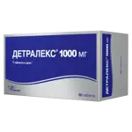 Детралекс, 1000 мг, таблетки, покрытые пленочной оболочкой, 60 шт. Детралекс, 1000 мг, таблетки, покрытые пленочной оболочкой, 60 шт. фото 3