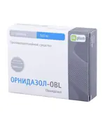 Орнидозол-OBL, 500 мг, таблетки, покрытые пленочной оболочкой, 10 шт. фото