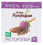 Доктор Нутришин Кисель из расторопши, кисель, 25 г, 1 шт, без добавления сахара фото