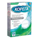 Корега Отбеливающие, таблетки для чистки зубных протезов, 30 шт. Корега Отбеливающие, таблетки для чистки зубных протезов, 30 шт. фото 2