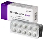 Розувастатин-ЛекТ, 20 мг, таблетки, покрытые пленочной оболочкой, 30 шт. Розувастатин-ЛекТ, 20 мг, таблетки, покрытые пленочной оболочкой, 30 шт. фото 2