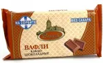 Невские вафли Какао-Шоколадные на сорбите, 105 г, 1 шт, без сахара фото