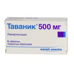 Таваник, 500 мг, таблетки, покрытые оболочкой, 5 шт. фото 