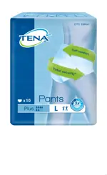 Tena Pants Plus Подгузники-трусы для взрослых, Large L (3), 10 шт, 100-135 см Tena Pants Plus Подгузники-трусы для взрослых, Large L (3), 10 шт, 100-135 см фото 2