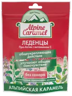 Альпийская карамель Про-Актив с витамином С, леденцы, 75 г, 1 шт, без сахара фото