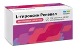 L-Тироксин Реневал, 100 мкг, таблетки, 112 шт. фото 1