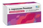 L-Тироксин Реневал, 100 мкг, таблетки, 112 шт. L-Тироксин Реневал, 100 мкг, таблетки, 112 шт. фото 1