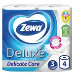 Zewa delux Туалетная бумага трехслойная белая, 4 шт. Zewa delux Туалетная бумага трехслойная белая, 4 шт. фото 1