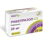 Рабепразол-СЗ, 20 мг, капсулы кишечнорастворимые, 28 шт. фото