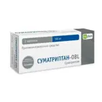 Суматриптан-OBL, 100 мг, таблетки, покрытые пленочной оболочкой, 2 шт. фото