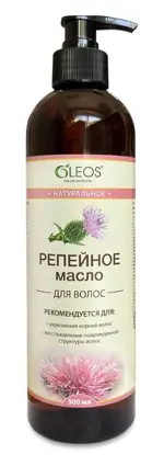 Oleos Масло репейное, масло косметическое, 500 мл, 1 шт. фото