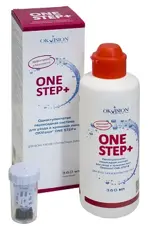 OKVision One Step+ Система для ухода и хранения контактных линз одноступенчатая пероксидная, раствор для обработки и хранения контактных линз, 360 мл, 1 шт. фото