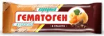Гематоген Народный, плитка, 40 г, 1 шт, с курагой в глазури фото 