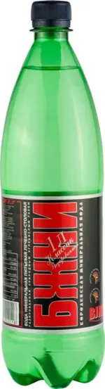 БЖНИ Вода минеральная газированная, вода минеральная, 1 л, 1 шт. фото