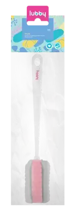 Lubby Ершик для бутылочек с губкой, 1 шт, арт. 16894 фото