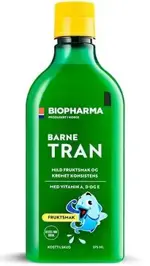 Biopharma Норвежский Рыбий жир из печени арктической трески для детей, жидкость для приема внутрь, 375 мл, 1 шт, фрукты фото