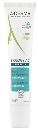 A-Derma Biology ac perfect флюид против дефектов кожи склонной к акне, флюид, 40 мл, 1 шт. фото