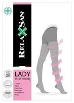 Relaxsan Lady Collant 70 den Колготки 1 класс компрессии, р. 2, 1 шт, черного цвета, арт. 980A (15-21 mm Hg) фото