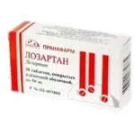 Лозартан, 50 мг, таблетки, покрытые пленочной оболочкой, 30 шт. фото