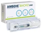 Амбене Виско Уно, 1 %, средство для внутрисуставного введения, 2 мл, 2 шт. Амбене Виско Уно, 1 %, средство для внутрисуставного введения, 2 мл, 2 шт. фото 2