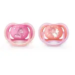 AVENT Ultra Air Пустышка силиконовая, 6-18 месяцев, 2 шт, арт. SCF345/22 фото