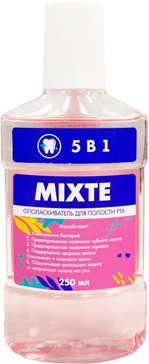 Mixte Ополаскиватель для полости рта 5 в 1, ополаскиватель полости рта, 250 мл, 1 шт. Mixte Ополаскиватель для полости рта 5 в 1, ополаскиватель полости рта, 250 мл, 1 шт. фото 1