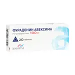 Фурадонин Авексима, 100 мг, таблетки, 20 шт. фото