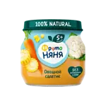 Фрутоняня Пюре, пюре, 80 г, 1 шт, овощной салатик Фрутоняня Пюре, пюре, 80 г, 1 шт, овощной салатик фото 1
