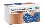 Розувастатин Реневал, 10 мг, таблетки, покрытые пленочной оболочкой, 90 шт. Розувастатин Реневал, 10 мг, таблетки, покрытые пленочной оболочкой, 90 шт. фото 1