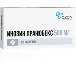 Инозин пранобекс, 500 мг, таблетки, 20 шт. фото
