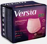 Versia трусики одноразовые впитывающие для взрослых, Medium M, 7 шт, ультратонкие Versia трусики одноразовые впитывающие для взрослых, Medium M, 7 шт, ультратонкие фото 1