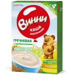 Винни Каша молочная гречневая, каша детская молочная, 200 г, 1 шт. фото