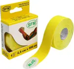 SFM-Plaster кинезио-тейп лента, 2.5 см х 500 см, 1 шт, желтого цвета фото