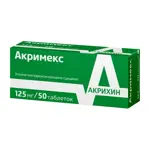 Акримекс, 125 мг, таблетки, покрытые пленочной оболочкой, 50 шт. Акримекс, 125 мг, таблетки, покрытые пленочной оболочкой, 50 шт. фото 4
