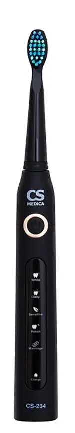 CS Medica SonicMax CS-234, щетка зубная электрическая, 1 шт, черного цвета, 40 000 движ./мин CS Medica SonicMax CS-234, щетка зубная электрическая, 1 шт, черного цвета, 40 000 движ./мин фото 1
