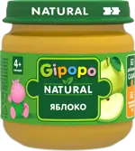 Gipopo детское пюре, 4+ мес, пюре, 80 г, 1 шт, яблоко фото