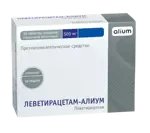 Леветирацетам-Алиум, 500 мг, таблетки, покрытые пленочной оболочкой, 30 шт. фото