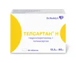Телсартан Н, 12.5 мг+80 мг, таблетки, 28 шт. фото