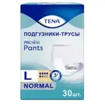 Tena Pants Normal Подгузники-трусы для взрослых, Large L (3), 30 шт, 100-135 см Tena Pants Normal Подгузники-трусы для взрослых, Large L (3), 30 шт, 100-135 см фото 1