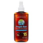 Krassa Tropic Sun Масло активатор загара, спрей, 150 мл, 1 шт, с фильтром SPF 15 фото