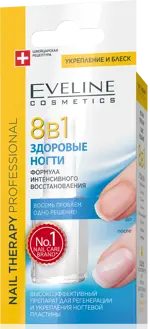 Eveline Лак здоровые ногти 8 в 1, лак для ногтей, 12 мл, 1 шт. фото