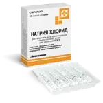 Натрия хлорид, 0.9%, раствор для инъекций, 5 мл, 10 шт. фото 