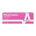 Мометазон-Акрихин, 0.1%, крем для наружного применения, 30 г, 1 шт. фото