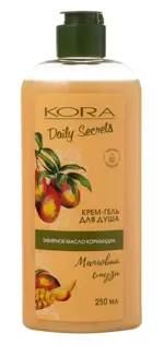 Kora гель для душа, гель, 250 мл, 1 шт, манговый смузи фото