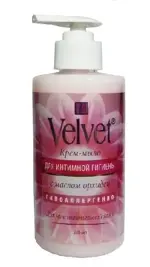 Velvet крем-мыло для интимной гигиены с маслом орхидеи, крем-мыло, 320 мл, 1 шт. фото