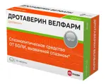 Дротаверин Велфарм, 40 мг, таблетки, 50 шт. фото 