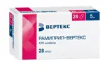 Рамиприл-Вертекс, 5 мг, таблетки, 28 шт. фото