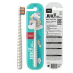 Splat juicy lab магия единорога зубная щетка детская с ионами серебра мягкая, щетка зубная, 1 шт, жемчужная фото