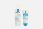 La Roche-Posay Lipikar АР+M бальзам тройного действия 400 мл + Lipikar Syndet AP+ крем-гель 100 мл, набор, 1 шт. фото